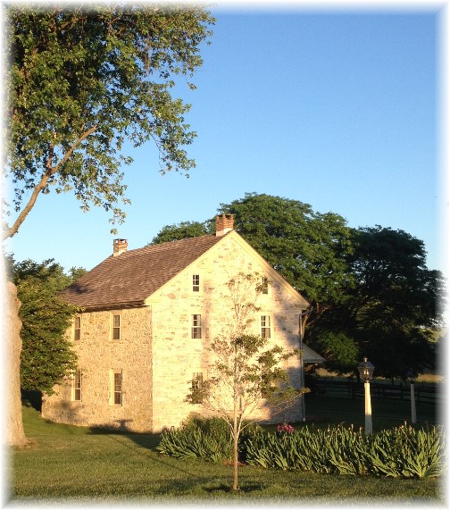 Stone farmhouse on Trout Run Road, Lancaster County, PA