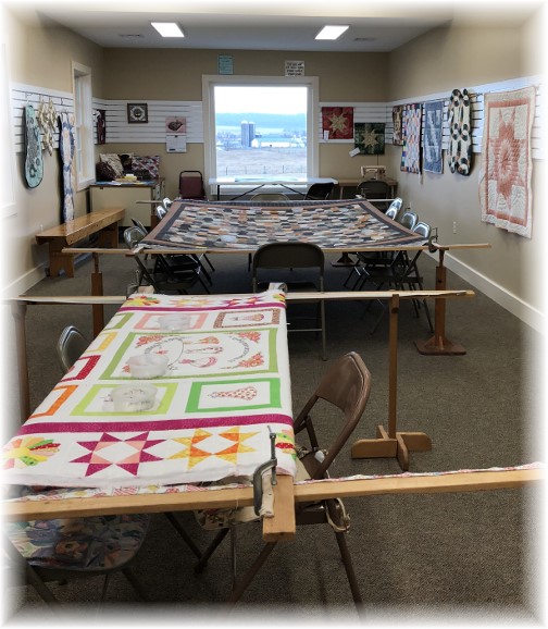 White Horse Thrift Shop quilting room 2/15/18 (Click to enlarge)