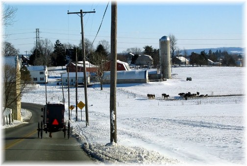 Winter scene in Lancaster County (photo by Nick Nichols)