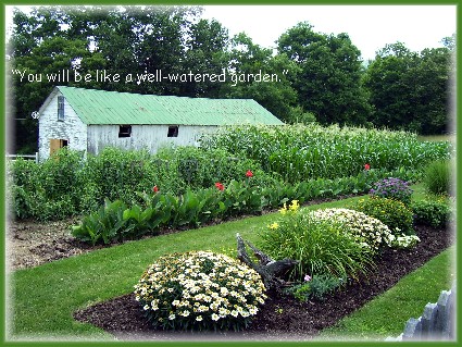 Well-watered garden in Perry County PA