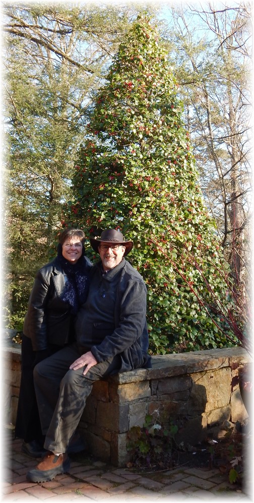 Photo of us at Longwood Gardens 12/19/14