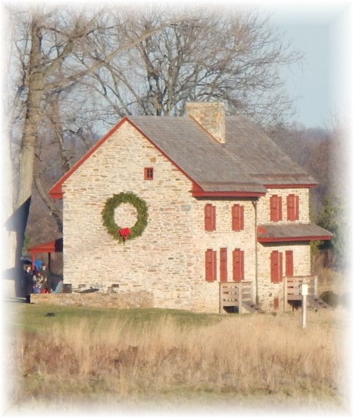 Old stone farmhouse at Longwood Gardens 12/19/14
