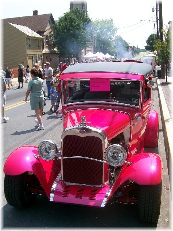 Antique car at Mount Joy car show 7/25/09