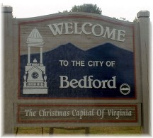 Bedford Virginia sign