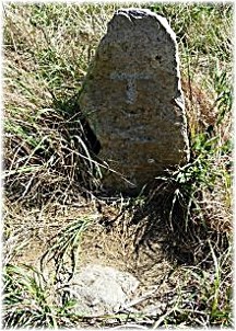 Property boundary stone