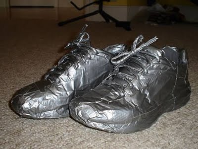Duct tape shoes