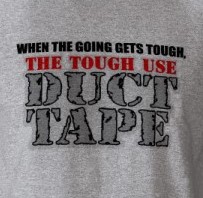 Duct tape t-shirt
