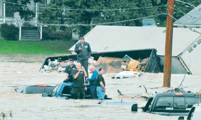 Flooded 230 in Mount Joy, PA 9/7/11