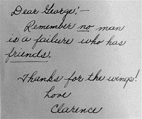 Note from Clarence