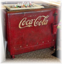 Vintage soft drink dispenser