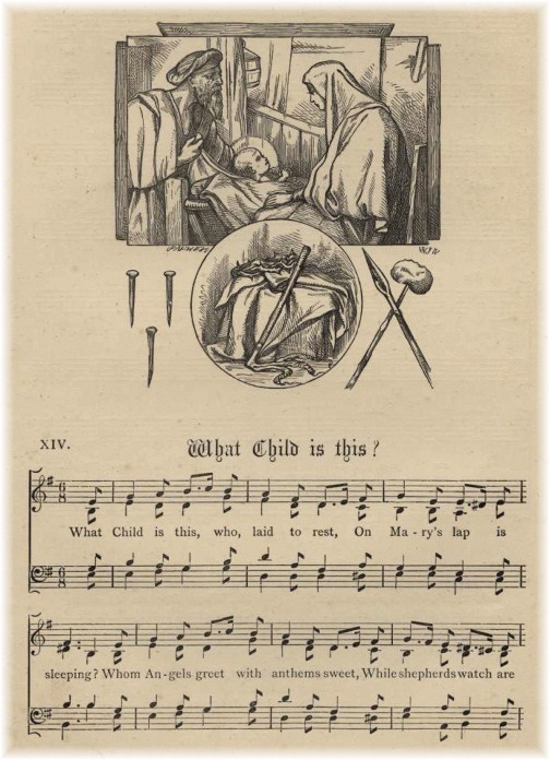 "What Child Is This? hymn page