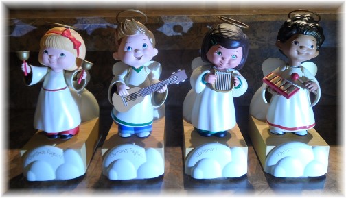 Hallmark singing angels (click on image for YouTube video)