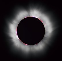 Solar eclipse via Wikimedia Commons from Wikimedia Commons (click to enlarge)