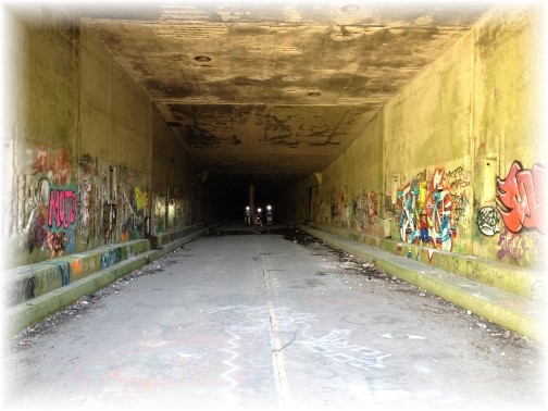 Pennsylvania turnpike abandoned tunnel 9/7/14