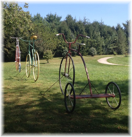 Bikes along York Heritage Rail Trail 9/8/15