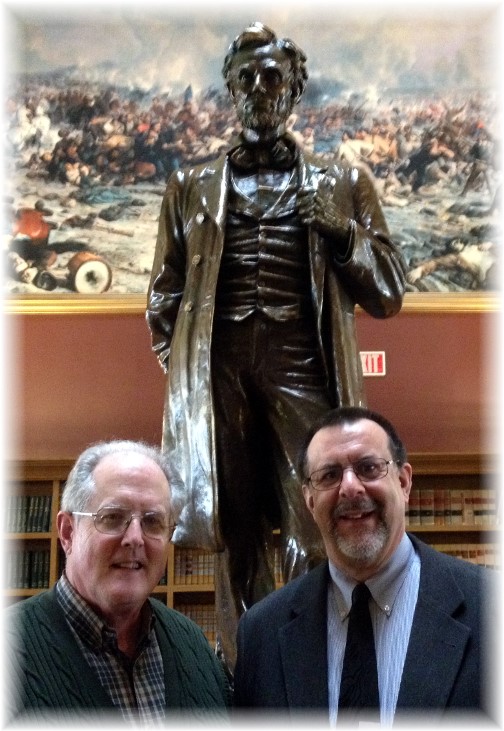 John Keefer and Stephen C. Weber at PA state Capitol 4/8/14