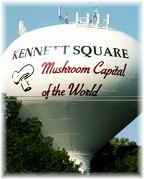 Kennett Square PA water tower