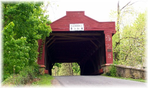 Kutz's Mill covered bridge in Berks County, PA