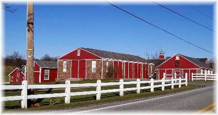 Lebanon County PA red barns