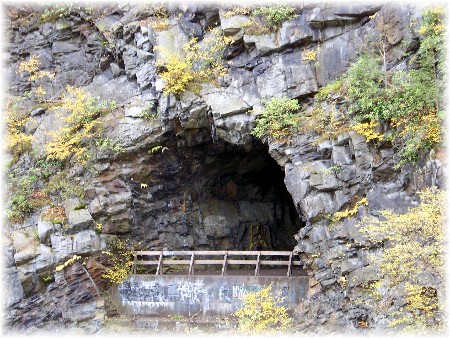 Lehigh Gorge railway tunnel (abandoned) near Jim Thorpe, PA