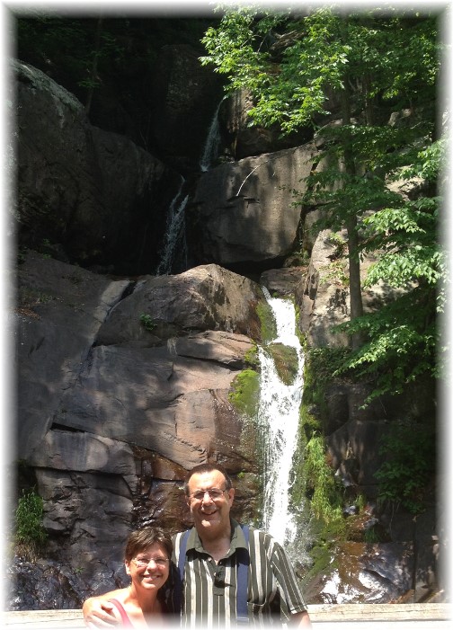 Lehigh River Gorge waterfall, Poconos, PA 5/30/15