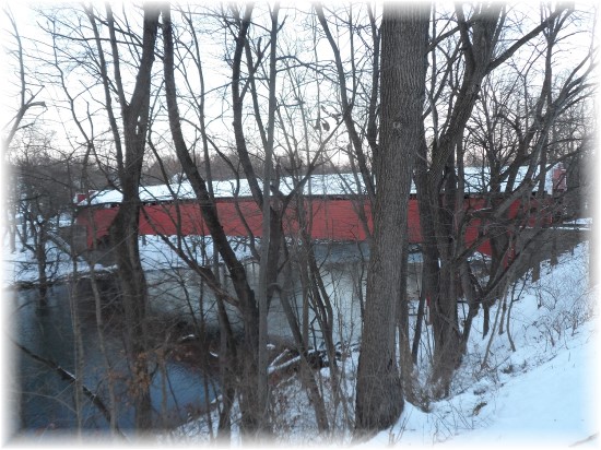 Red Covered Bridge in Berks County, PA 12/16/13