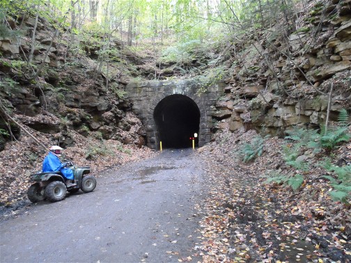 Snowshoe ATV tunnel