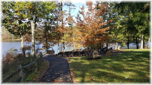 Sweet Arrow Lake, Pine Grove, PA 10/24/17 (Click to enlarge)