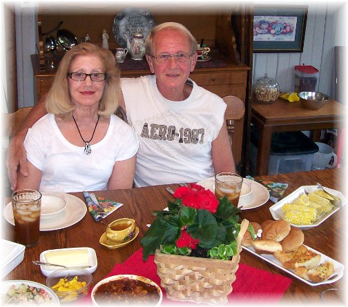 Doug and Marion 50th anniversary meal 6/27/11