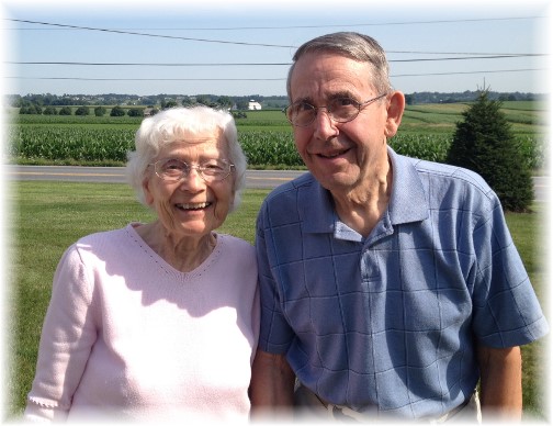 Henry and Marion Leaman 7/18/14