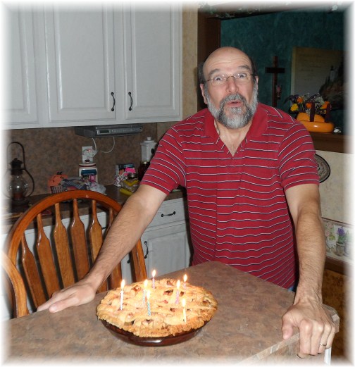 Mike Matangelo birthday pie 9/10/12