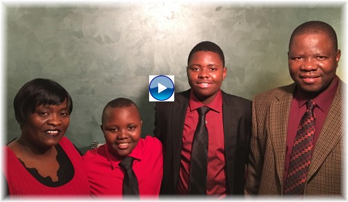 Ncube family (Click to play "Joy To The World")