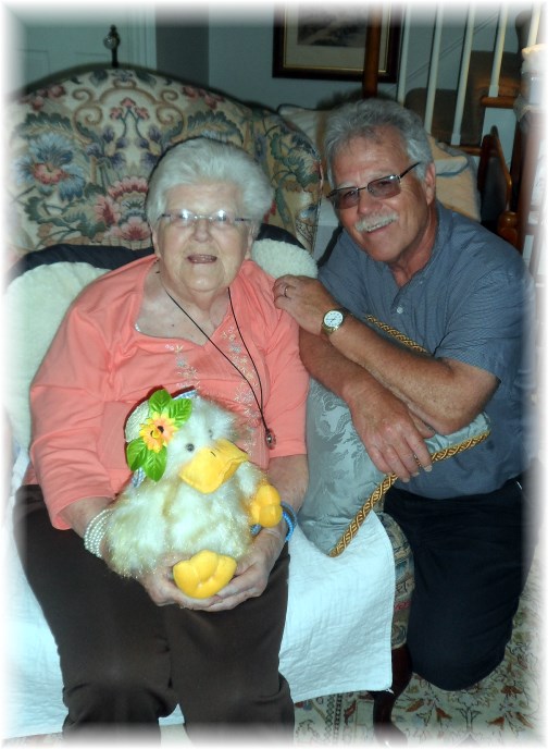Rick Steudler with his mother Jeanette 05/29/13