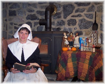 Photo of Brooksyne dressed as a Pilgrim