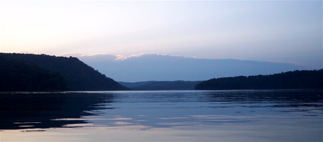 Sunset over Raystown Lake