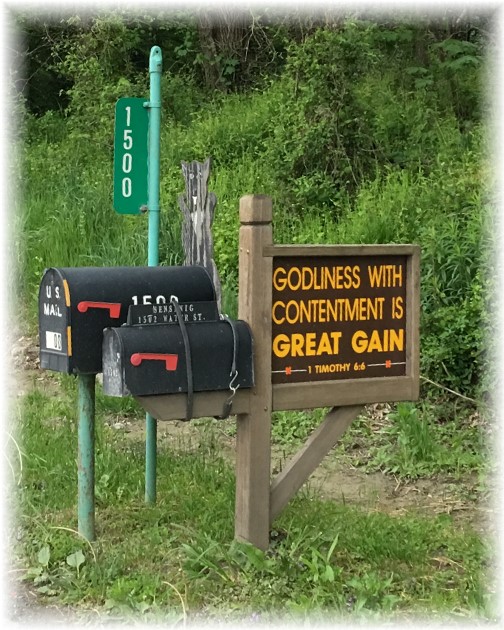 Sign near Columbia PA 4/30/16