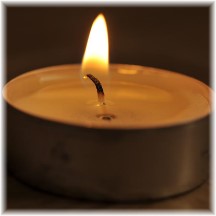 Shining candle