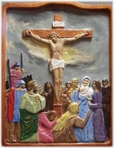 Carving of Christ on Cross