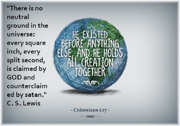 Colossians 1:17 with CS Lewis quote