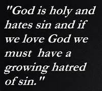 Quote on hating sin