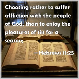 Hebrews 11:25