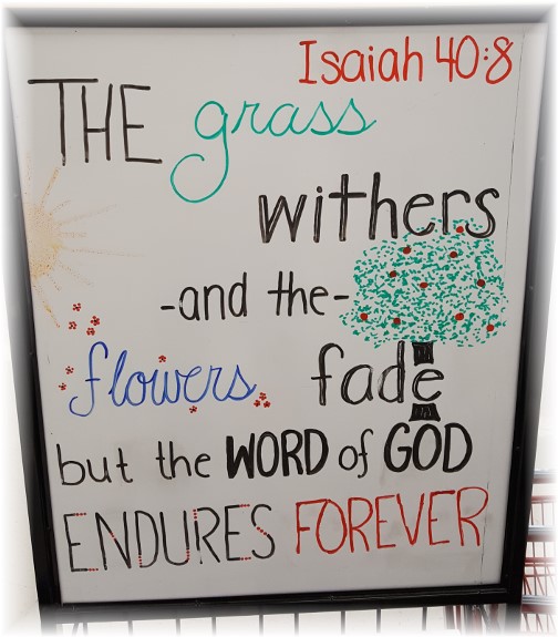 Good's Store Scripture sign 9/14/17