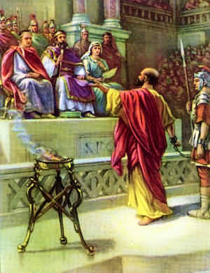 Paul before Agrippa