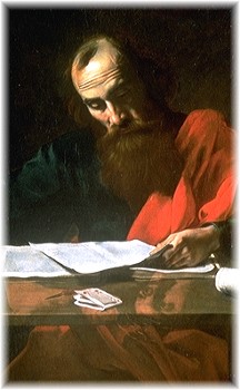 Paul writing