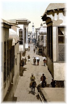 Straight Street in Damascus c1900