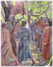 Zacchaeus in tree