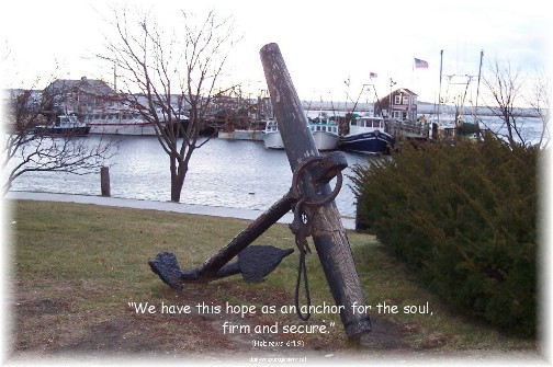 Anchor in Plymouth Harbor