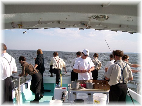Fishing trip on Chesapeake Bay 9/8/10