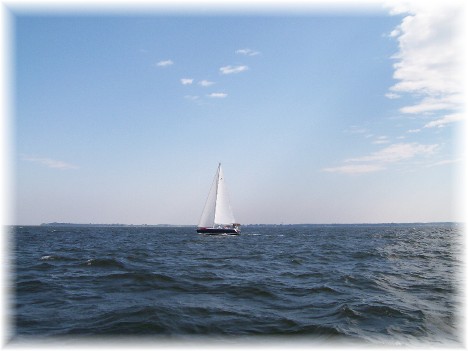 Sailboat on Chesapeake Bay 9/8/10