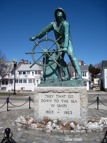 Fisherman statue Gloucester, Massachusetts